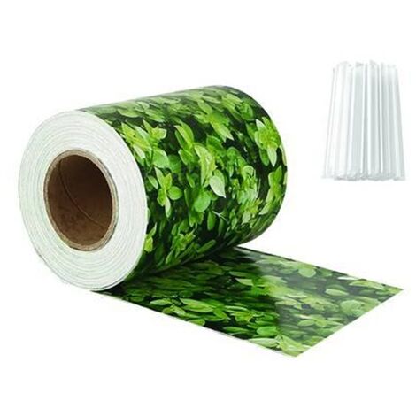 STRISCIA OMBREGGIANTE FRANGISOLE  PVC + 20 CLIPS - cm.19h. X  mt.35  FOGLIE