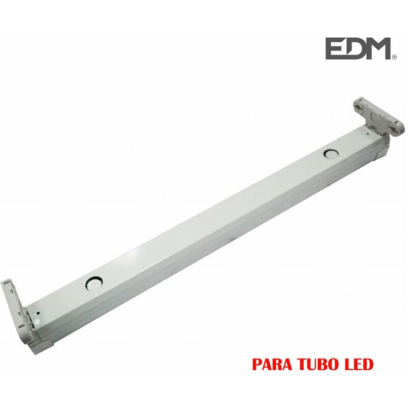 Image of EDM - Striscia per 2 tubi led 9w (eq 2x18w) 61cm