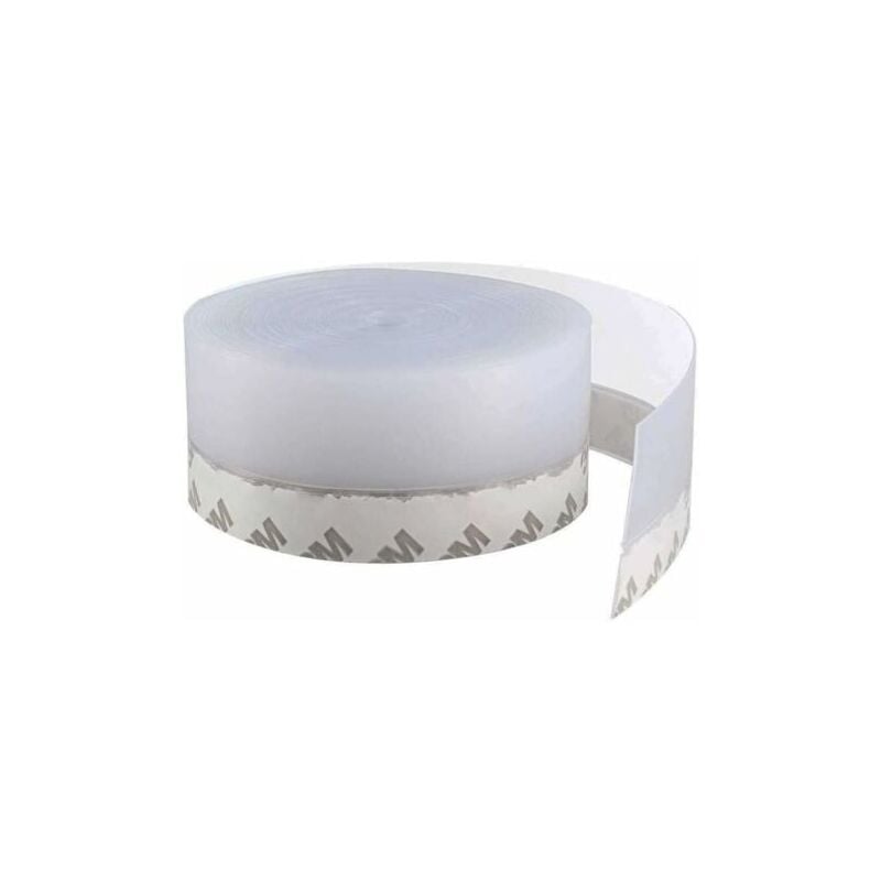 Image of Striscia sigillante in silicone, striscia sigillante autoadesiva trasparente da 10 m, striscia sigillante inferiore per porta, fermaporta