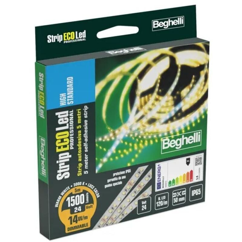 Beghelli strip led hs 14w ip20 4k
