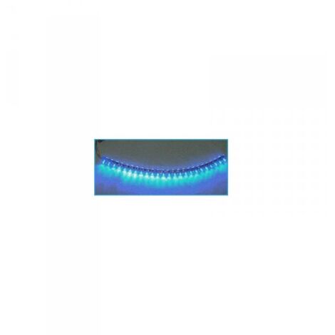 Striscia Strip Led 24cm 24 LED F5 Flessibile Blue Blu 12V