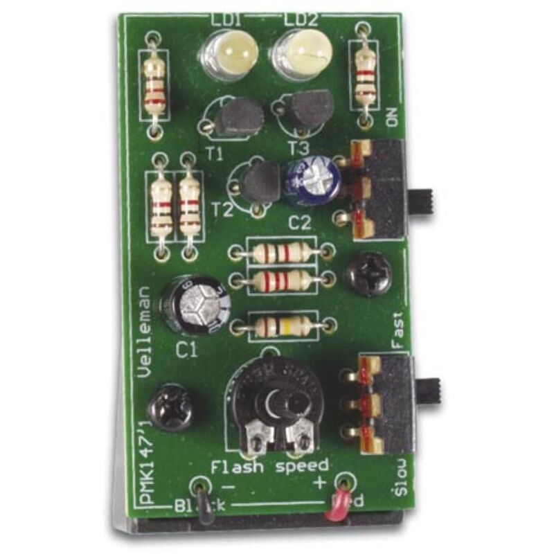 Stroboscope avec deux led blanches Velleman WSL147