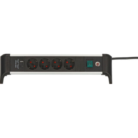 Strock de socket de línea de alu-informes con entrega de energía USB Función de carga USB