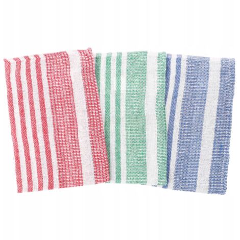 Strofinacci da cucina 100% cotone 35x55cm MORAJ Set di 3 pezzi COLORI MISTI