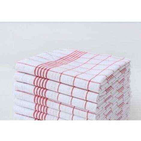 Strofinacci da cucina (set da 6), 45 x 62 cm - Rossi