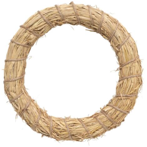 Strohkranz D.25cm natur - Atmosphera créateur d'intérieur