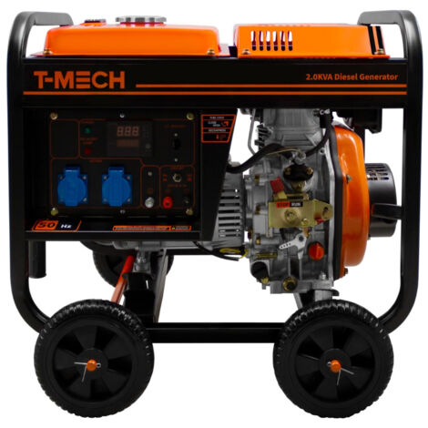 Stromerzeuger Diesel Stromaggregat Offen Generator Notstrom 2kVA Einphasig 6PS