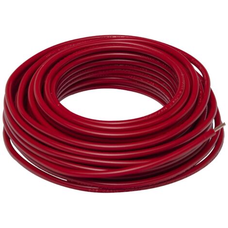 Stromkabel HO7V-U 2,5mm2 rot 10m