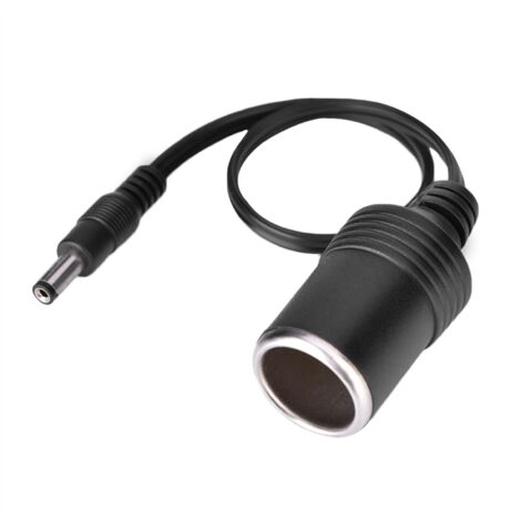 Stromkabel mit Zigarettenanzünderstecker (weiblich) und 5,5 x 2,1 mm DC-Buchse (weiblich)