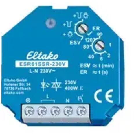 Stromstoß-Schalter Unterputz Eltako ESR61SSR-230V 1 Schließer 230 V 2 A 400 W 1 St.