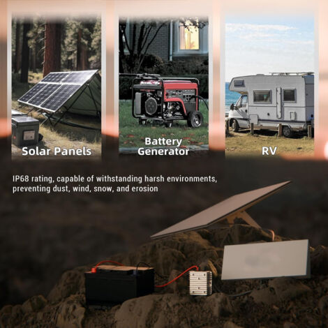 [Stromwandlerkabel] Hochspannungs-Stromwandlerkabel für Gen 3 Booster DC 12V 24V auf 57V 4,5A mit IP68-Montage aus Aluminiumlegierung