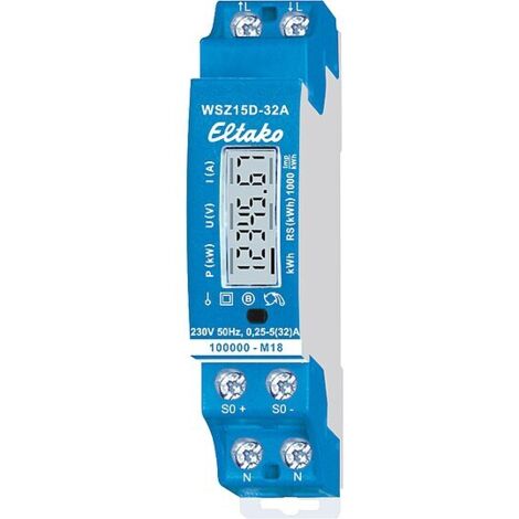 Stromzähler Wechselstrom Eltako WSZ15D-32A, MID
