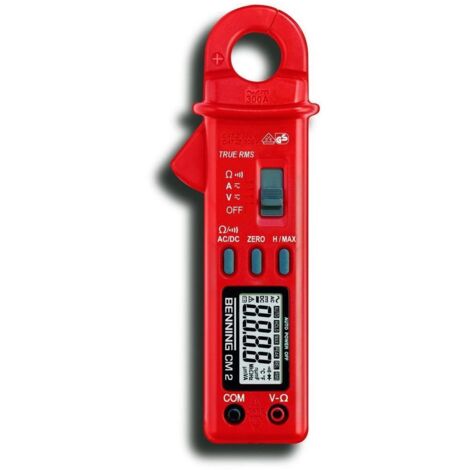Stromzangenmultimeter CM 2 100 mA-300 A AC,10 mA-300 A DC CAT III 300 V BENNING