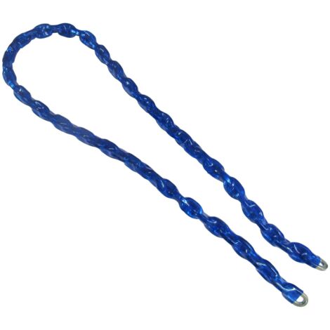 Strong Heavy Duty Security Chain 1M Long 8MM Diameter (Hardened Steel Links Plastic Coated Bike)
