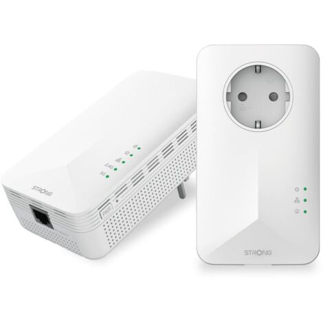 Strong POWERL1000DUOWIFIEUV2 Powerline Wi-Fi 1000 Mbit/s Ethernet LAN Bianco 2 pezzi