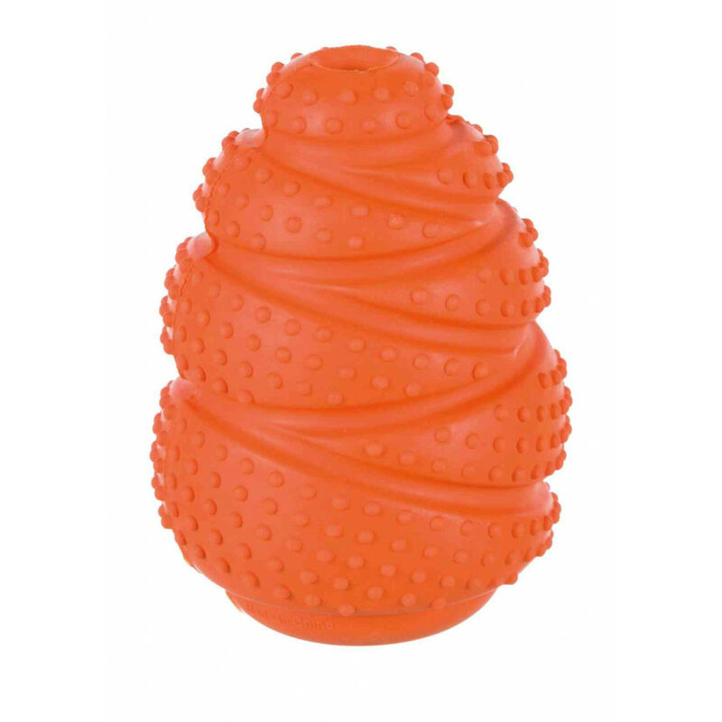 Jouet pour chien Strong Sauteur couleur orange de 9 cm.
