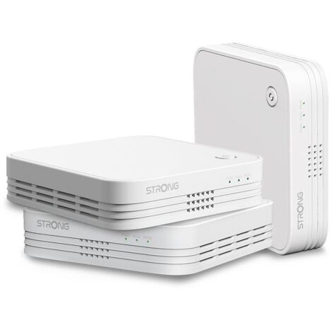 Strong Sistema Wi-Fi Mesh Dual-band AC1200 3 Unità Bianco Copertura 450m²