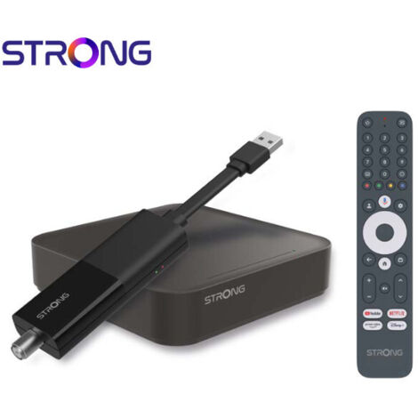Strong SRT 427 Google TV Box 4K UHD DVB-TS Dolby Vision Atmos Android 11