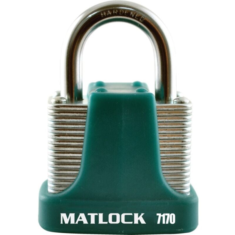 Strong Green Steel Keyed Alike Padlock - 40MM - Matlock