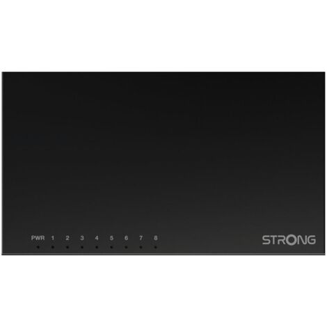 Strong SW8000M switch di rete Gigabit Ethernet (10/100/1000) Nero