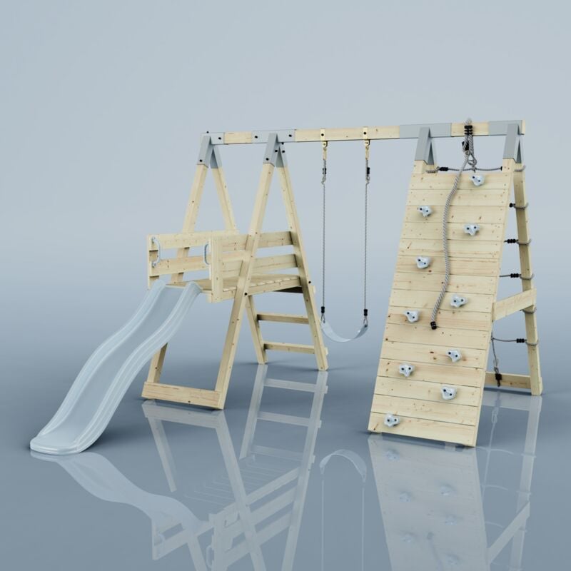 Structure à grimper PolarPlay Pingouin Bleu 288 x 370 cm