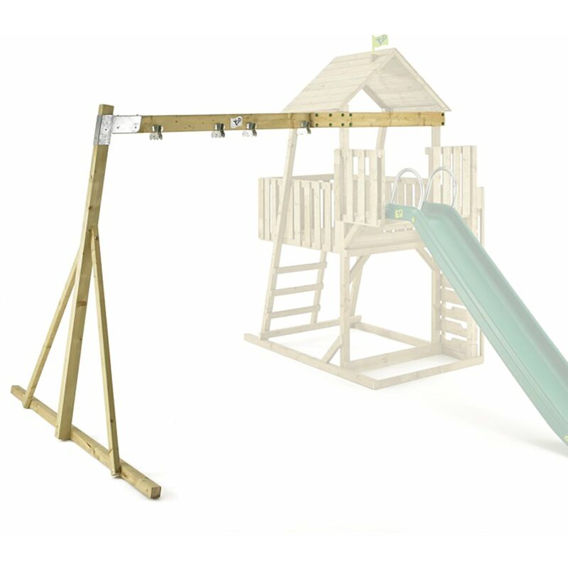 Tptoys - Structure De Portique En Bois Pour Aire De Jeux Enfants - Norme Fsc Dim L263 x L280 x H242 - Marron