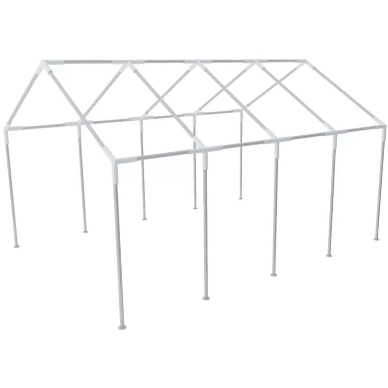 Vidaxl - Structure de tente chapiteau pavillon jardin 8 x 4 m