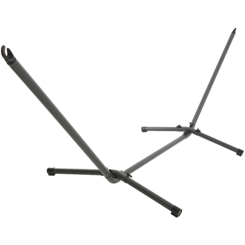 Cadre en fer pour hamac d'extérieur 93x300x105cm couleur anthracite
