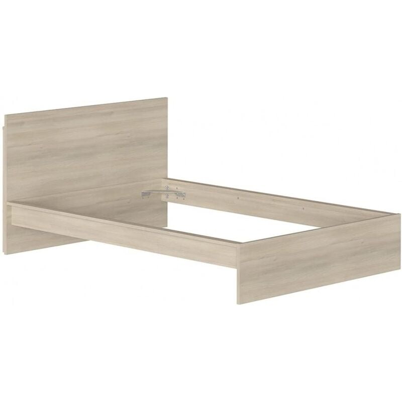 Structure lit double 214x177 cm chêne - Austria