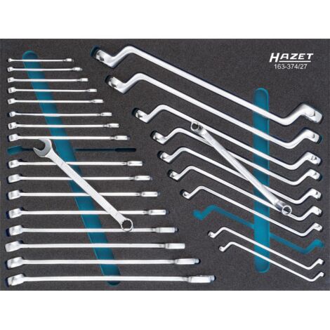  Structure - n'utilise pas de sauts de ligne, de puces ou de caractères ASCII spéciaux comme bspw. "-" - ne génère pas d'autre sortie que la traduction  Nom Module d'outils Hazet 163-374/27 27 pièces 