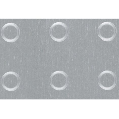 Strukturblech, Alu-silber-elox 480x240mm, 1,0 mm, Kreis