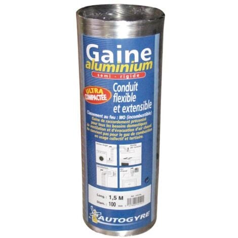 STRULIK - Gaine flexible alu d.150 1.5ml filet