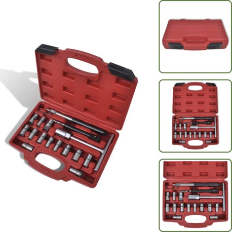 Strumenti per motori - vidaXL Set Fresa Iniettore Diesel 17 pz per la Seat - Frese per motori