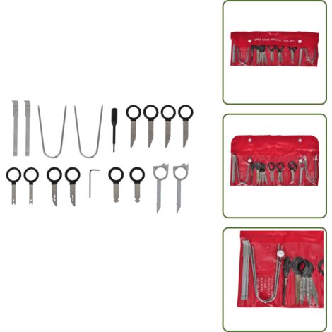Strumenti per riparazione auto - vidaXl Set per Autoradio 20 pz -