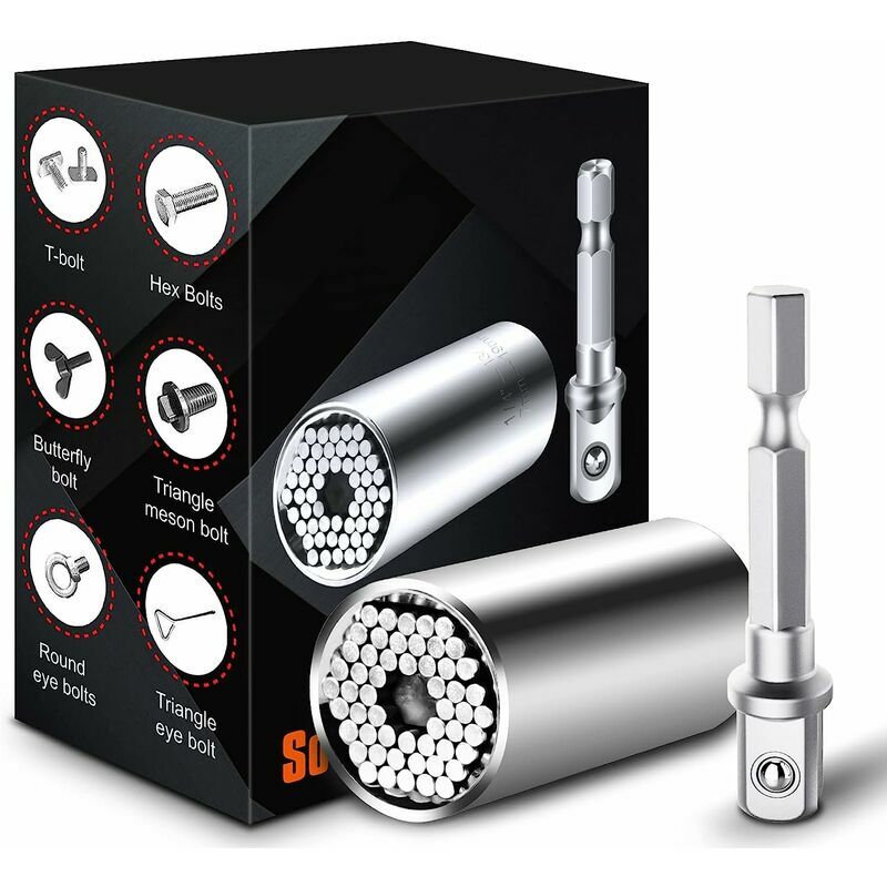 Strumento a bussola universale, 2 pezzi con chiave...