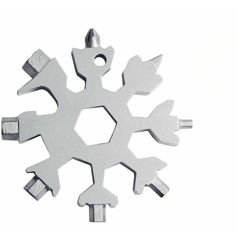 Strumento chiave fiocco di neve bianco