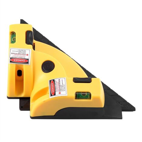 Strumento di allineamento e layout di proiezione della linea laser orizzontale verticale ad angolo retto a 90 gradi, per pavimenti e pavimenti