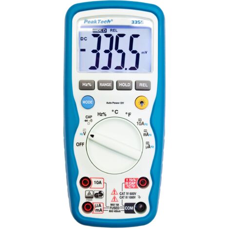 Strumento di misura elettronico PeakTech 3355 4000 counts IP67