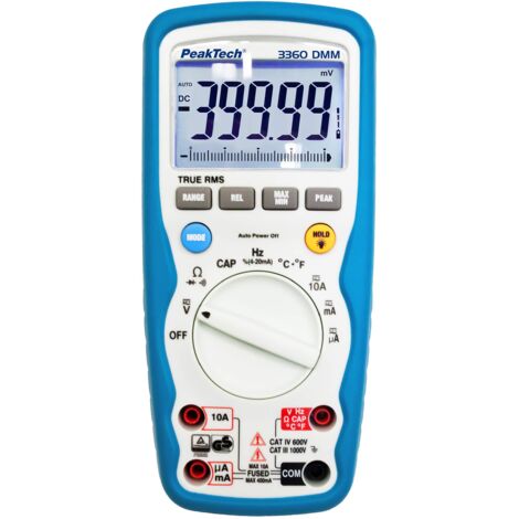 Strumento di misura elettronico PeakTech 3360 true rms ip67