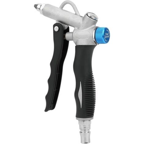 Strumento di pulizia del compressore portatile con pistola pneumatica regolabile per spolverino industriale G1/4 pollici 2 ugelli di dimensioni diverse