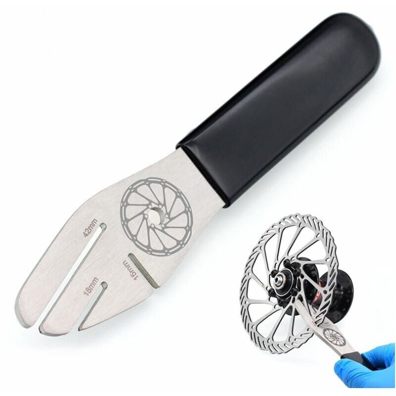 Image of Strumento di riparazione pastiglie freno a disco Pastiglia freno a disco per bicicletta in acciaio inossidabile