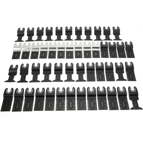 Strumento di taglio/impatto, taglia rapidamente 3 diverse lame per sega 50 lame per sega oscillanti bimetalliche a sgancio rapido realizzate in acciaio ad alto tenore di carbonio