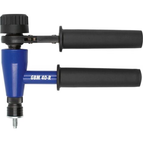 Strumento per dadi a occhiello con rivetto a mano GBM 40-R L.212mm