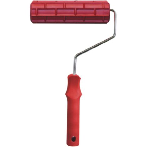 Strumento per dipingere mattoni per la decorazione delle pareti, rullo per dipingere con texture finto mattone, rullo per pittura, rivestimento in schiuma, prolunga per manico, pulitore ad acqua