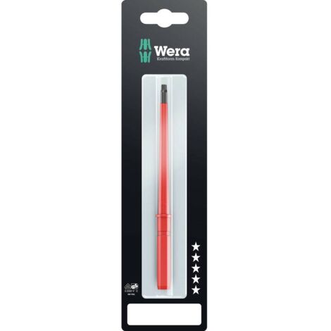 Strumento per elettricista Wera kk 67 i torx isolato VDE 154 mm