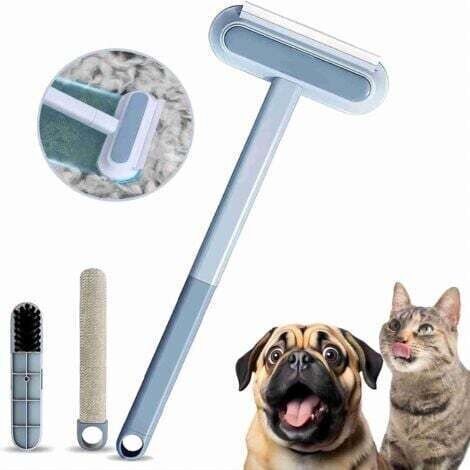 Strumento per la rimozione dei peli di animali domestici da divani, tappeti e tappeti, strumento riutilizzabile per la rimozione dei peli di animali domestici, per mantenere il divano pulito, colore b