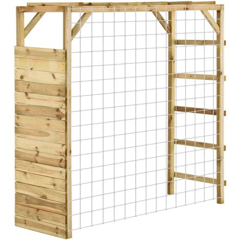Struttura di Arrampicata con Goal 170x60x170cm Pino Impregnato vidaXL