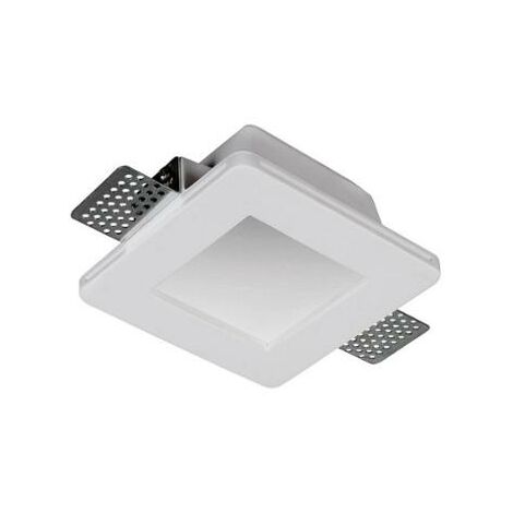 249827 Faretto LED da incasso a muro rettangolare gesso DIAMANTLUX WALKY