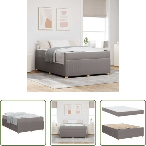 Struttura in legno -  Struttura del letto con materasso Talpa 140 x 200 cm Tessuto