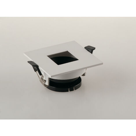 Struttura per incasso STENOS quadrata bianco con foro quadrato 8,5x8,5 cm..